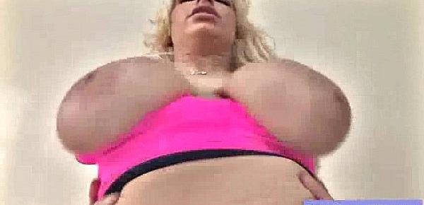  Wife With Big Melon Tits Play Hard Style On Camera movie-28